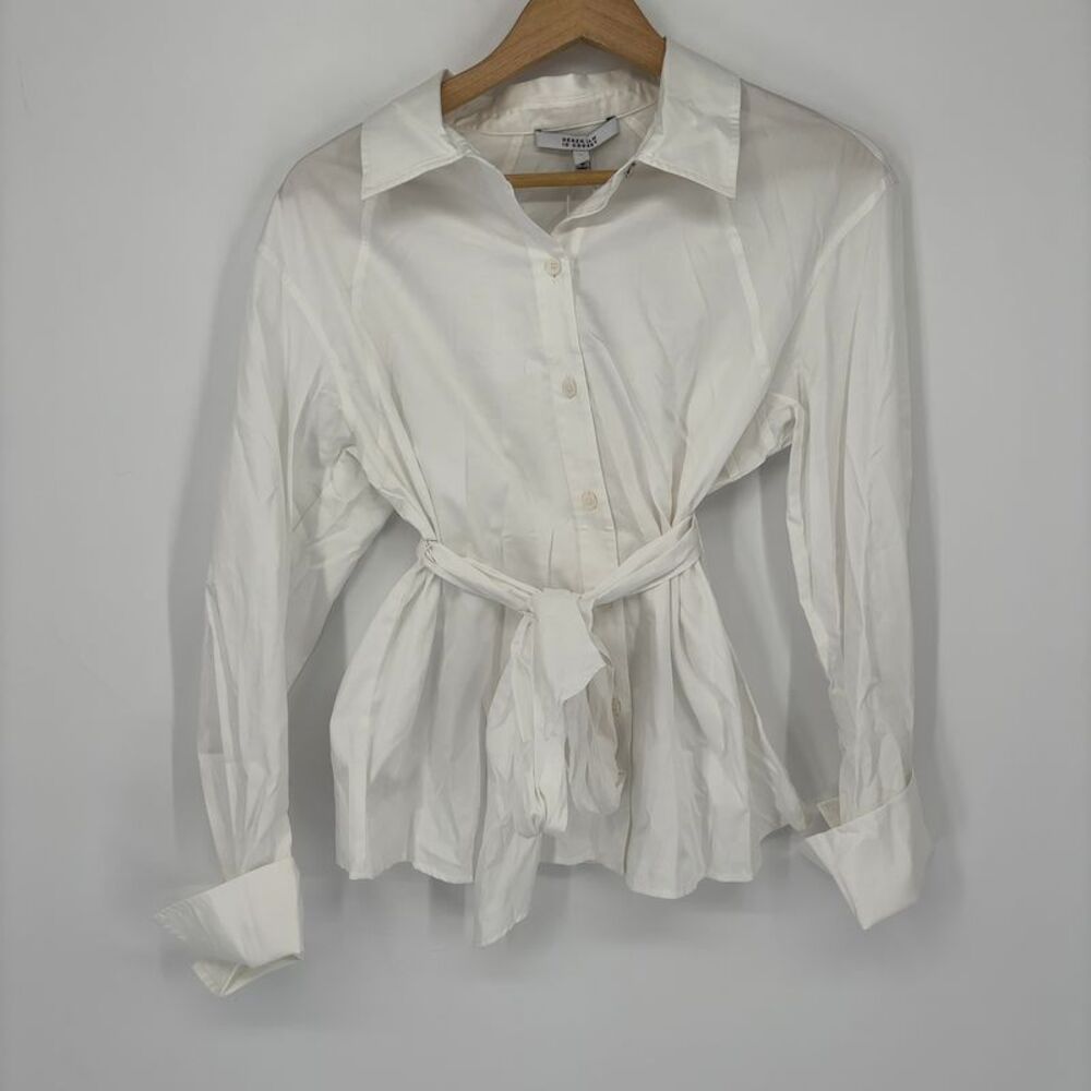 Derek Lam 10 Crosby Carmine Wrap Top in Multicolor